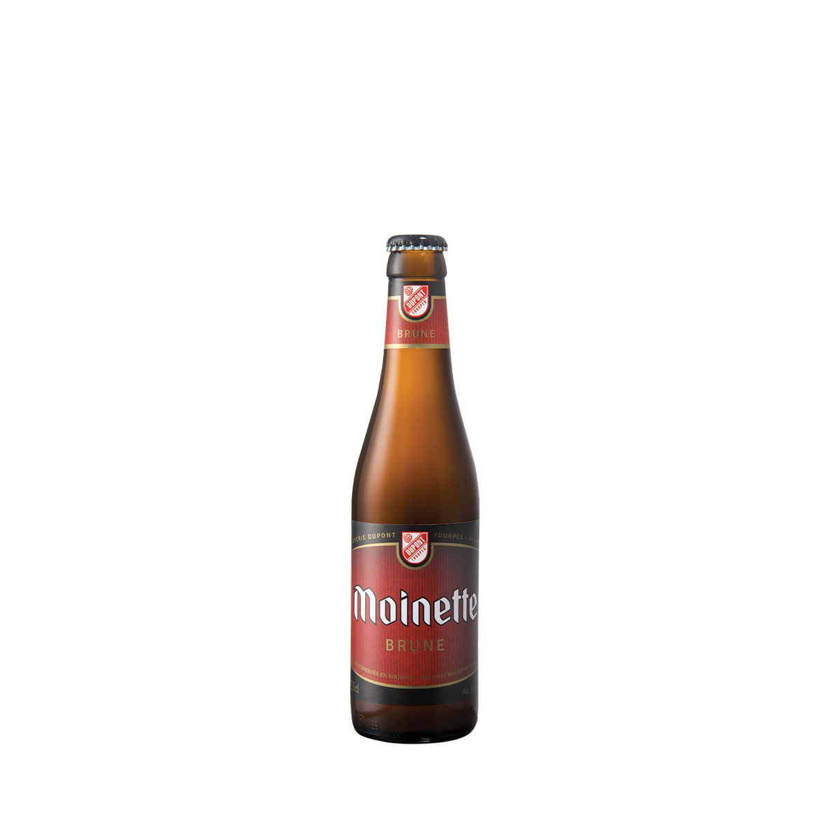 5410702000218 Moinette Brune 75cl - Official HD bottle packshot Dupont Brewery